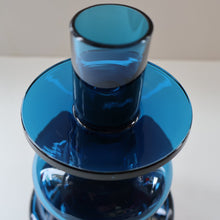 Load image into Gallery viewer, Vintage 1960s Boda-Afors Small BLUE SERIES Candlestick. Designed by Bertil Vallien

