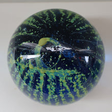 Load image into Gallery viewer, LARGE 1970s Mdina Glass Paperweight. Vintage Sea and Sand MAGNUM SIZE Weight
