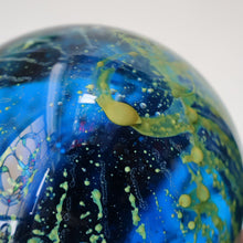 Load image into Gallery viewer, LARGE 1970s Mdina Glass Paperweight. Vintage Sea and Sand MAGNUM SIZE Weight

