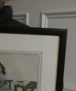 Original Pencil Signed Colour Etching & Aquatint by William Lee Hankey. The Patchwork Quilt; c 1910. FRAMED