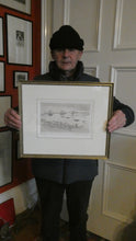 Load image into Gallery viewer, SCOTTISH ART. William Walcot (1874 - 1943). WWI Etching of the Forth Rail Bridge and Rosyth Docks; c 1918
