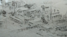 Load image into Gallery viewer, SCOTTISH ART. William Walcot (1874 - 1943). WWI Etching of the Forth Rail Bridge and Rosyth Docks; c 1918
