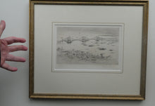 Load image into Gallery viewer, SCOTTISH ART. William Walcot (1874 - 1943). WWI Etching of the Forth Rail Bridge and Rosyth Docks; c 1918
