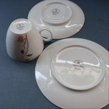 Load image into Gallery viewer, Stylish Trio (Cup, Saucer and Side Plate) in the &quot;Quince&quot; Design by Raymond Loewy for Rosenthal. 5 AVAILABLE

