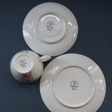 Load image into Gallery viewer, Stylish Trio (Cup, Saucer and Side Plate) in the &quot;Quince&quot; Design by Raymond Loewy for Rosenthal. 5 AVAILABLE
