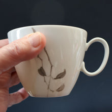 Load image into Gallery viewer, Stylish 1950s Trio (Cup, Saucer and Side Plate) in the &quot;Quince&quot; Design by Raymond Loewy for Rosenthal. 5 AVAILABLE
