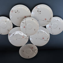 Load image into Gallery viewer, Stylish 1950s Trio (Cup, Saucer and Side Plate) in the &quot;Quince&quot; Design by Raymond Loewy for Rosenthal. 5 AVAILABLE
