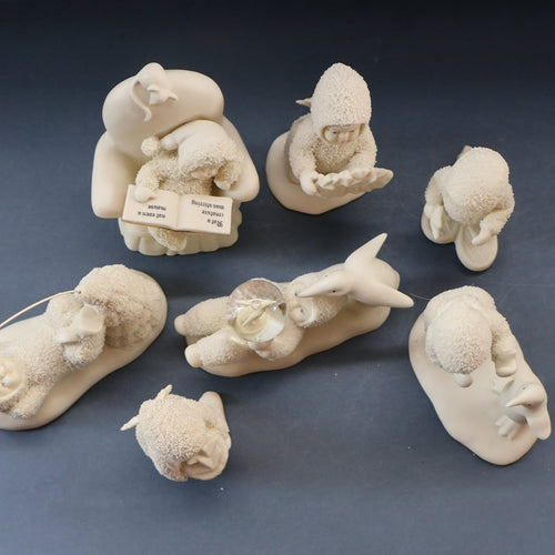 JOB LOT: Group of Seven Vintage Snow Babies Figurines. All in Good Condition