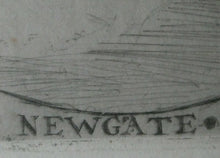 Load image into Gallery viewer, 1899 D.Y. Cameron Pencil Signed Etching of Newgate (from the London Set)
