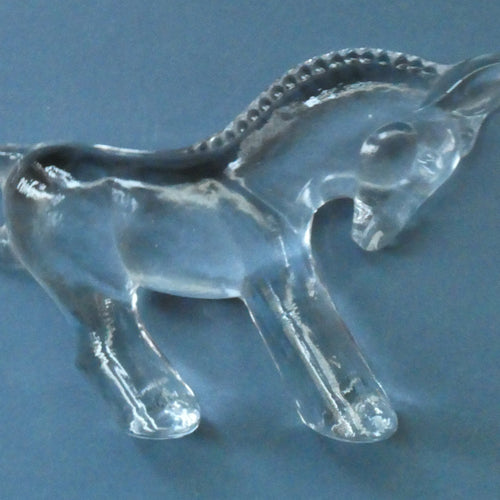 1970s KOSTA BODA Glass Donkey Designed by Bertil Vallien