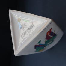 Load image into Gallery viewer, 1980s ROSENTHAL Studio-Line Porcelain &quot;Alphabet&quot; Vase. Designed by Marcello Morandini. 11 inches
