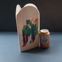 Load image into Gallery viewer, 1980s ROSENTHAL Studio-Line Porcelain &quot;Alphabet&quot; Vase. Designed by Marcello Morandini. 11 inches
