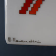 Load image into Gallery viewer, 1980s ROSENTHAL Studio-Line Porcelain &quot;Alphabet&quot; Vase. Designed by Marcello Morandini. 11 inches
