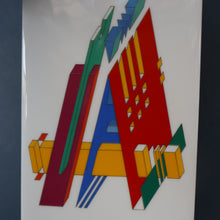 Load image into Gallery viewer, 1980s ROSENTHAL Studio-Line Porcelain &quot;Alphabet&quot; Vase. Designed by Marcello Morandini. 11 inches
