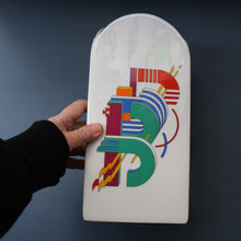 Load image into Gallery viewer, 1980s ROSENTHAL Studio-Line Porcelain &quot;Alphabet&quot; Vase. Designed by Marcello Morandini. 11 inches
