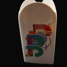 Load image into Gallery viewer, 1980s ROSENTHAL Studio-Line Porcelain &quot;Alphabet&quot; Vase. Designed by Marcello Morandini. 11 inches

