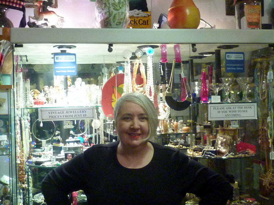 Valerie Thornton Hunter in Iconic Shop in Edinburgh