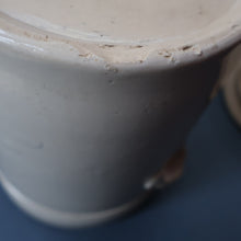 Load image into Gallery viewer, SCOTTISH POTTERY. Antique LARGE FLOUR Scottish Pottery Stoneware Lidded Storage Canister. 11 INCHES
