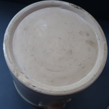 Load image into Gallery viewer, SCOTTISH POTTERY. Antique LARGE FLOUR Scottish Pottery Stoneware Lidded Storage Canister. 11 INCHES
