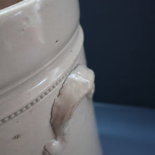 Load image into Gallery viewer, SCOTTISH POTTERY. Antique LARGE FLOUR Scottish Pottery Stoneware Lidded Storage Canister. 11 INCHES
