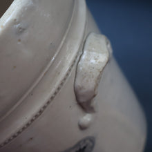 Load image into Gallery viewer, SCOTTISH POTTERY. Antique LARGE FLOUR Scottish Pottery Stoneware Lidded Storage Canister. 11 INCHES
