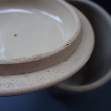 Load image into Gallery viewer, SCOTTISH POTTERY. Antique LARGE FLOUR Scottish Pottery Stoneware Lidded Storage Canister. 11 INCHES
