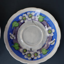 Load image into Gallery viewer, SCOTTISH POTTERY. Vintage 1920s Hand Painted MAK MERRY CUP AND SAUCER (a/f)
