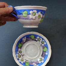 Load image into Gallery viewer, SCOTTISH POTTERY. Vintage 1920s Hand Painted MAK MERRY CUP AND SAUCER (a/f)
