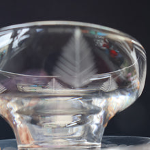 Load image into Gallery viewer, STUART CRYSTAL Woodchester FIVE Matching Sundae Dishes or Bowls. Excellent Condition with Shorter Stem and Flared Foot Section 
