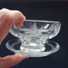 Load image into Gallery viewer, STUART CRYSTAL Woodchester FIVE Matching Sundae Dishes or Bowls. Excellent Condition with Shorter Stem and Flared Foot Section 
