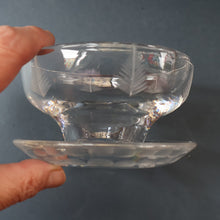 Load image into Gallery viewer, STUART CRYSTAL Woodchester FIVE Matching Sundae Dishes or Bowls. Excellent Condition with Shorter Stem and Flared Foot Section 
