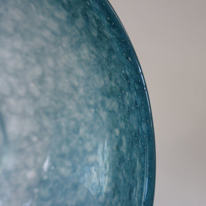 SCOTTISH GLASS. Small 1920s Antique Scottish Monart Pudding / Fruit Bowl. 4 1/2 inches (Shape ZA)