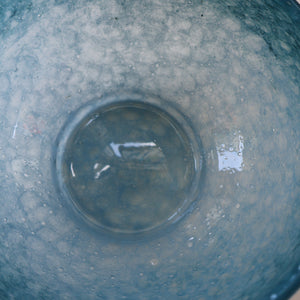 SCOTTISH GLASS. Small 1920s Antique Scottish Monart Pudding / Fruit Bowl. 4 1/2 inches (Shape ZA)
