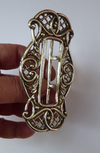 Load image into Gallery viewer, Victorian Large Silver Buckle Hallmarked 1887
