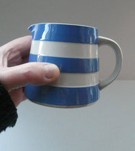 Load image into Gallery viewer, Small 1960s Judith Onions TG Green Cornishware Milk Jug or Creamer. 3 1/8 inches

