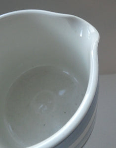 Small 1960s Judith Onions TG Green Cornishware Milk Jug or Creamer. 3 1/8 inches