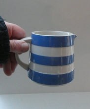 Load image into Gallery viewer, Small 1960s Judith Onions TG Green Cornishware Milk Jug or Creamer. 3 1/8 inches

