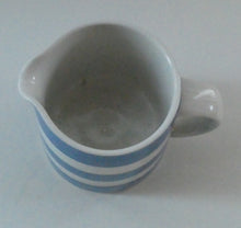 Load image into Gallery viewer, Small 1960s Judith Onions TG Green Cornishware Milk Jug or Creamer. 3 1/8 inches
