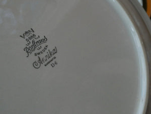   1970s Marianne Westman Rorstrand Swedish Dinner Plates Annika Design