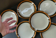 Load image into Gallery viewer,   1970s Marianne Westman Rorstrand Swedish Set of Six Dessert Plates Annika Design
