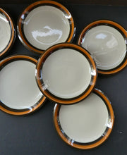 Load image into Gallery viewer,   1970s Marianne Westman Rorstrand Swedish Set of Six Dessert Plates Annika Design
