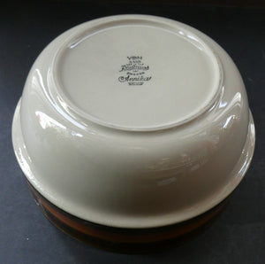   1970s Marianne Westman Rorstrand Swedish Round Serving Bowl Annika Design