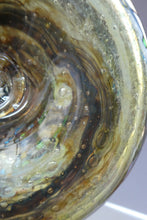 Load image into Gallery viewer, Isle of Wight Glass Perfume Bottle with Squat Ball Stopper Tortoiseshell Pattern
