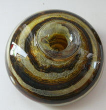 Load image into Gallery viewer, Isle of Wight Glass Perfume Bottle with Squat Ball Stopper Tortoiseshell Pattern

