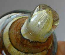 Load image into Gallery viewer, Isle of Wight Glass Perfume Bottle with Squat Ball Stopper Tortoiseshell Pattern
