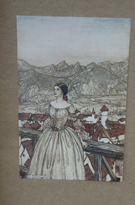ARTHUR RACKHAM Illustrations. Rare Limited FIRST Edition (1909). SIGNED Copy of Undine