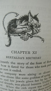 ARTHUR RACKHAM Illustrations. Rare Limited FIRST Edition (1909). SIGNED Copy of Undine
