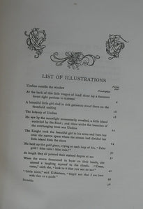 ARTHUR RACKHAM Illustrations. Rare Limited FIRST Edition (1909). SIGNED Copy of Undine