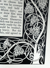Load image into Gallery viewer, AUBREY BEARDSLEY: 1927 Rare Copy of the Morte d&#39;Arthur. Lavishly Illustrated Volume (3rd Edition)
