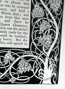 AUBREY BEARDSLEY: 1927 Rare Copy of the Morte d'Arthur. Lavishly Illustrated Volume (3rd Edition)
